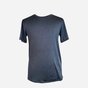 Real Essentials Mens L Active Dry-Fit Moisture Wicking Stretch T-Shirt Blue NWOT